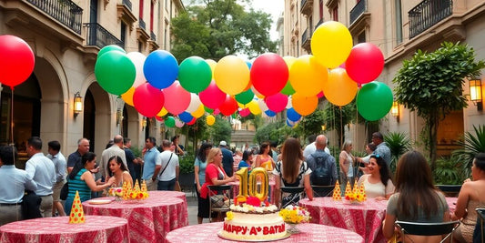Imagen festiva de cumpleaños en Polanco, CDMX.