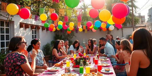 Fiesta de cumpleaños en Roma Norte, CDMX.